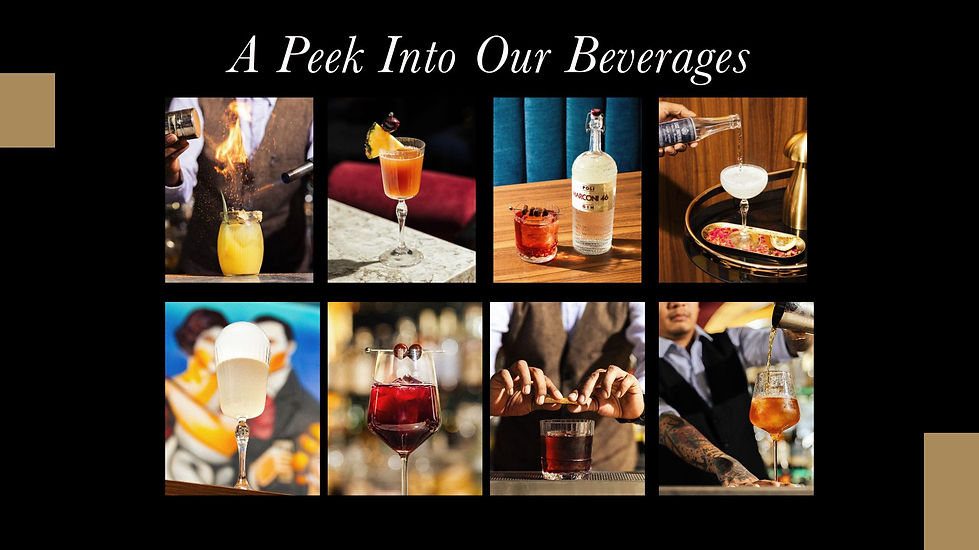 Gotti Italiano beverage service — curated cocktails and wine selection for private events